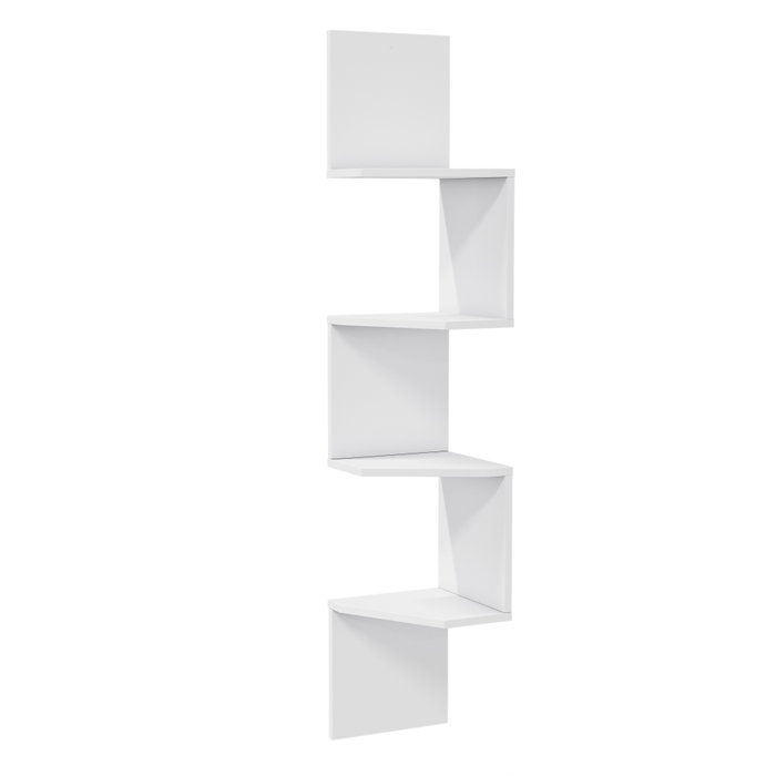 Hanah Home Estantería de Pared Blanca